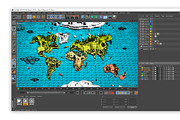 Cartoon Low Poly Earth World Map, a Plants & Tree 3D Model by Anton Moek (Thumbnail 5 of 5)