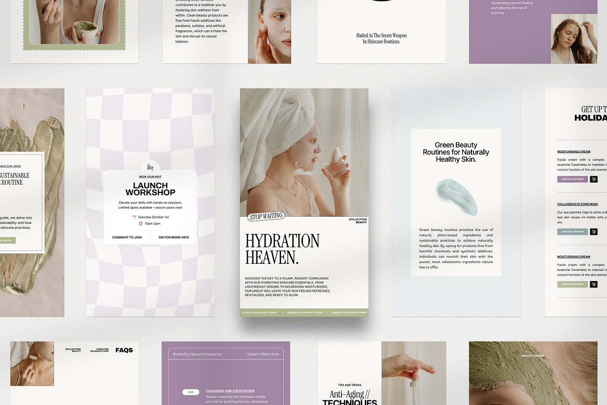 Beauty - Social Media Kit (I), a Social Media Template by Wildnun Studio (Photo 9 of 19)