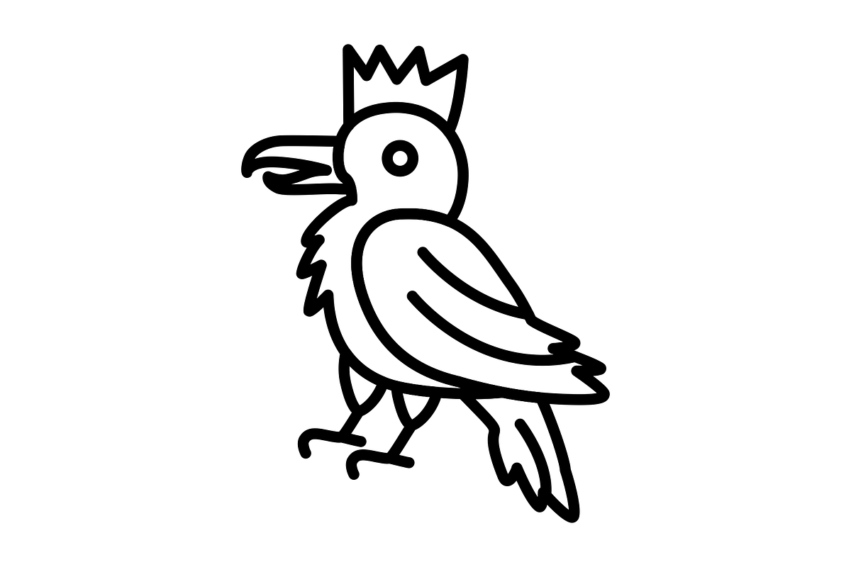 Bird Line Icon, an Outline Icon by Pexelpy (Photo 2 of 2)