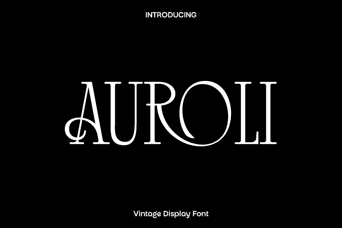 Aureli Vintage Display Font, a Serif Font by Luna Shop (Photo 1 of 10)