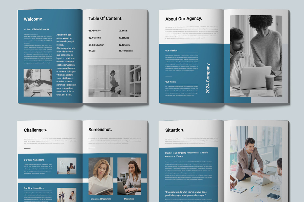 White Paper Template, a Brochure Template by ContestDesign (Photo 2 of 4)