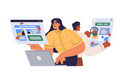 People testing software concept set, a Person Illustration by Good Studio (Thumbnail 4 of 5)