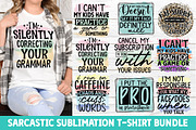 Sarcastic Sublimation T shirt Bundle, an Illustration by Fokira (Thumbnail 1 of 7)