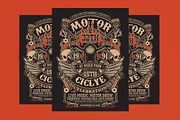 Motorcycle Club Event Flyer, a Flyer Template by Muhamad Iqbal hidayat (Thumbnail 1 of 4)