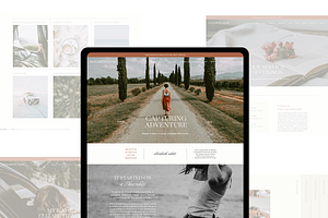 Portfolio Showit Website Template