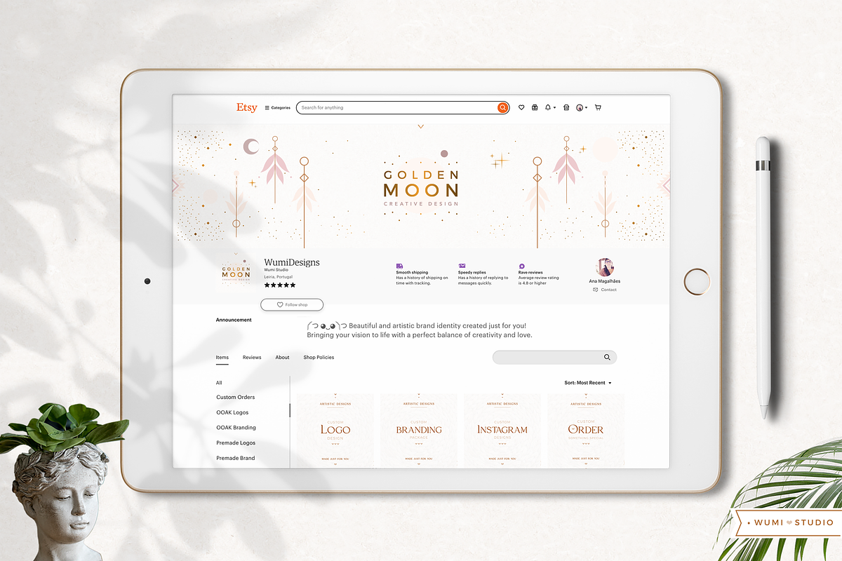 Artistic Branding, a Branding & Logo Template by Wumi Studio (Photo 2 of 11)