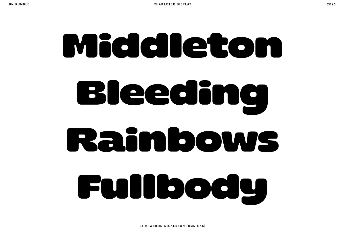 BN Rumble, a Sans Serif Font by Bnick (Photo 9 of 16)