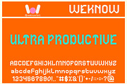 Attractive font, a Font by weknow (Thumbnail 5 of 8)