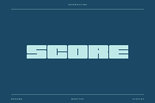 Score - Modern Display Typeface