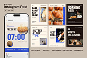 Modern Bakery Instagram Post, a Social Media Template by Pitchlook.Studio (Thumbnail 1 of 3)