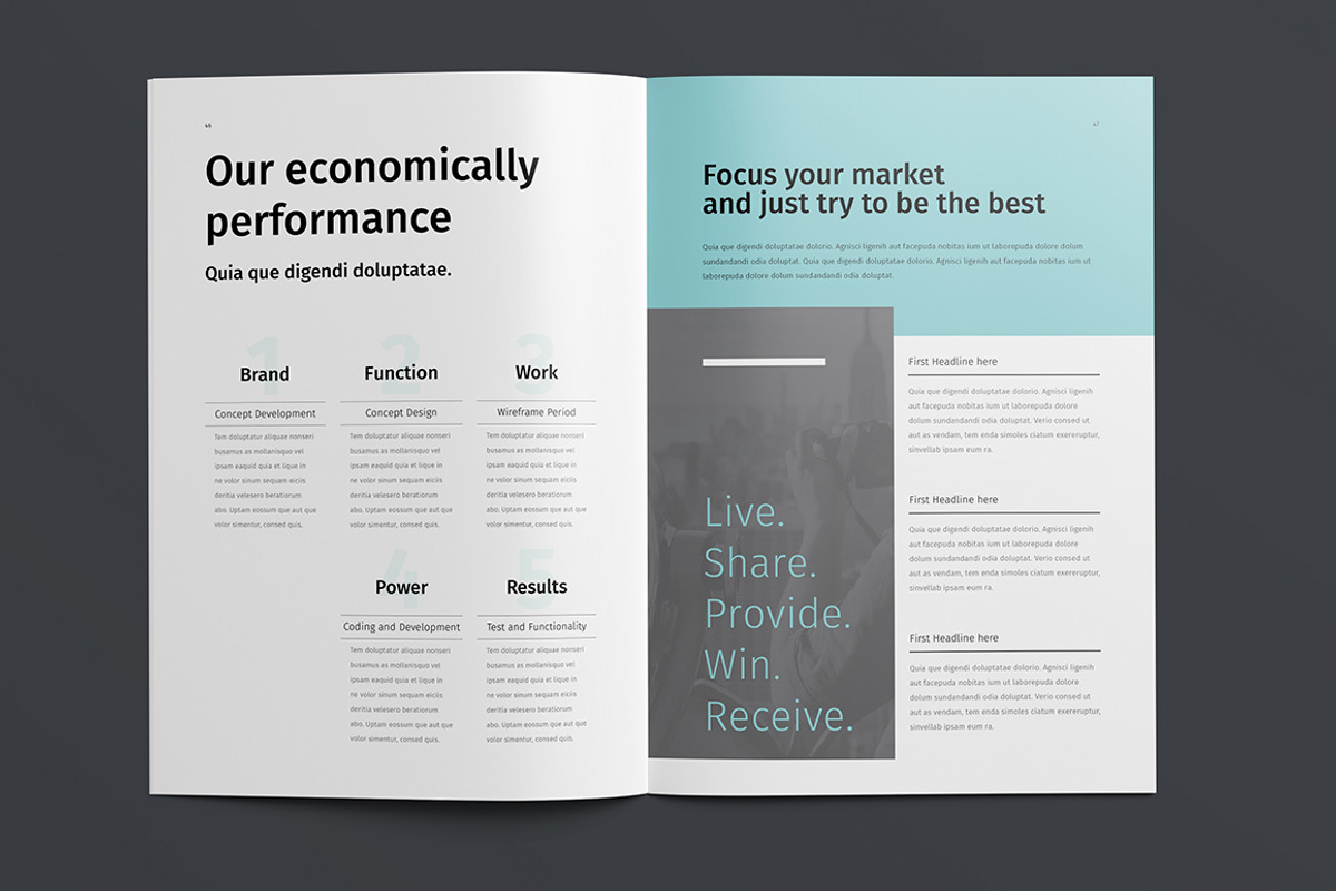 Annual Report, a Brochure Template by Egotype (Photo 26 of 28)