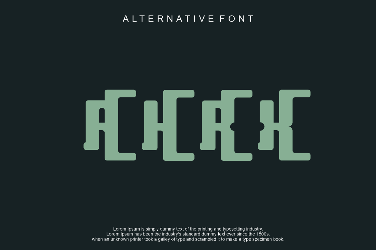 Groxy Angproak Font, a Sans Serif Font by QR Design Studio (Photo 6 of 7)