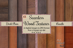 Seamless 16 Dark Plain Wood Textures, a Texture Graphic by Arthitecture Home