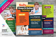 Tutoring Services Flyer Templates, a Flyer Template by kinzi21 (Thumbnail 1 of 4)