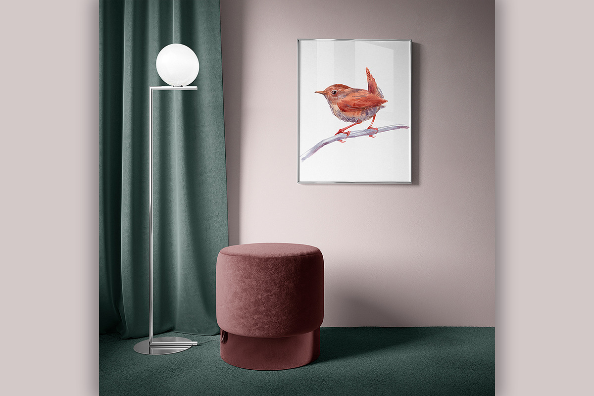 Small forest birds - watercolor set, an Object Graphic by ViktoriArt (Photo 5 of 6)