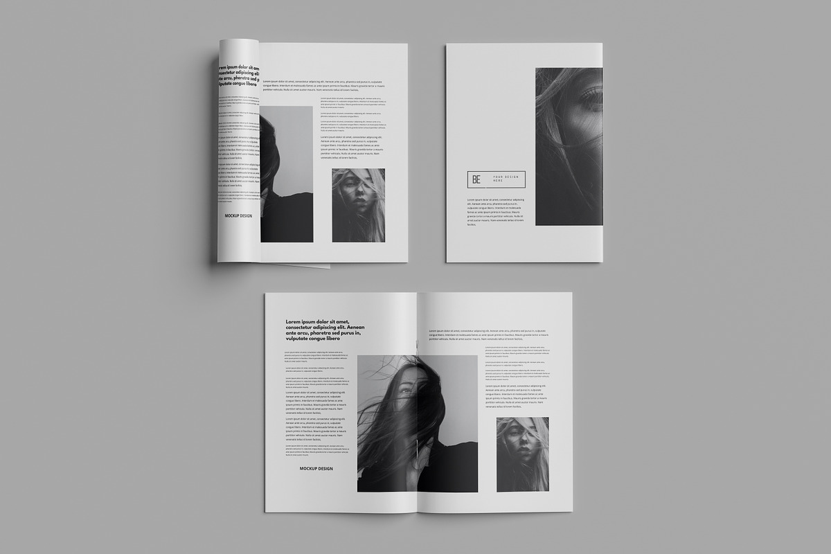 A4 Magazine Mockup, a Print Template by AKMAL STUDIO (Photo 12 of 14)