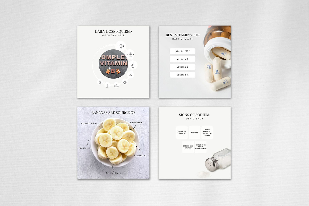 Nutrition Instagram Post Template, a Social Media Template by CreativeTempHub (Photo 4 of 7)