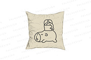 Kawaii Capybara Fishing, an Animal Illustration by Palau (Thumbnail 4 of 12)