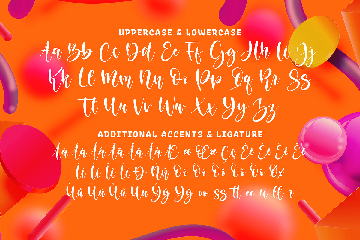 Marriela - A Fun & Playful Script, a Script Font by Almarkhatype (Photo 9 of 10)