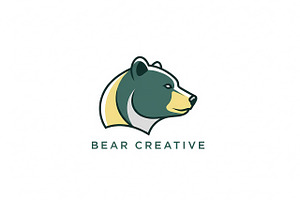 Bear Creative Logo, a Branding & Logo Template by Logocreative