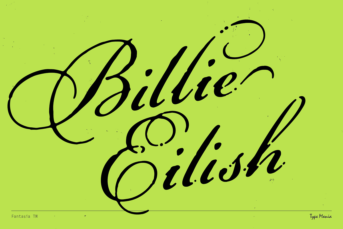 Fantasia TM – Dreamy Script, a Font by Type Mania (Photo 10 of 12)