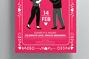 Valentines Day Flyer Template, a Stationery Template by MightyDesign (Thumbnail 3 of 8)