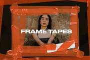 11 Orange Grunge Frame Tapes, a Texture Graphic by Parisa-Artstudio (Thumbnail 2 of 2)