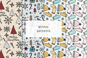 Winter patterns, a Pattern Graphic by Lyolya Profitrolya (Thumbnail 1 of 5)