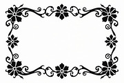 Decorative Frame Vector Bundle, an Illustration by yasushie (Thumbnail 2 of 9)