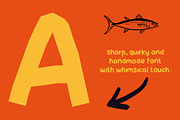 SARDINAS font | quirky cutout font, a Handwritten Font by Ashiya Pixel (Thumbnail 4 of 10)