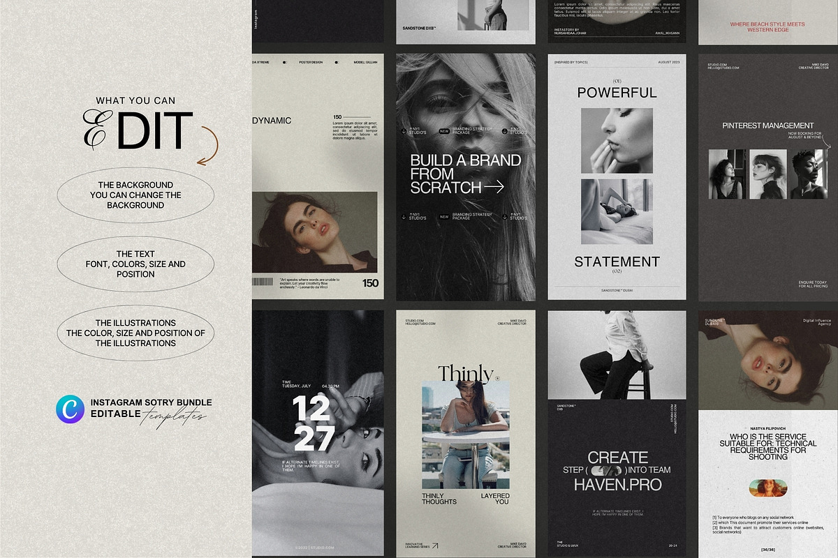 Social Media Kit Bundle | Canva, a Social Media Template by Prapti Design (Photo 8 of 9)