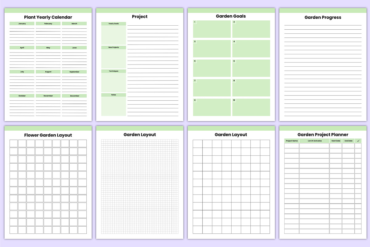 2026 Gardening Journal Bundle Canva
