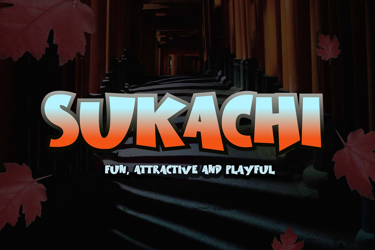 Sukachi - Display Font, a Symbol Font by ivan_artnivora (Photo 1 of 6)