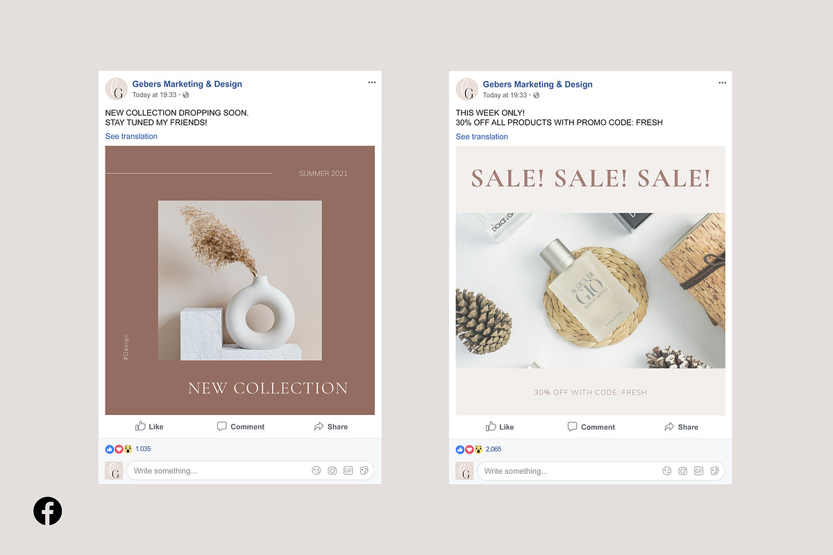 140 Social Media CANVA Template Pack, a Social Media Template by Gebers Marketing & Design (Photo 10 of 10)