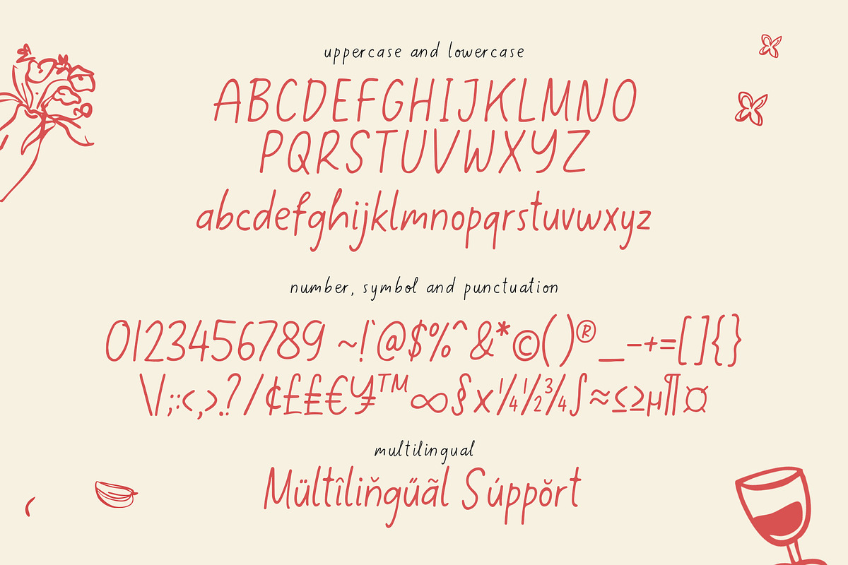 Friendly Casual Handwritten, a Handwritten Font by Haps Space (Photo 6 of 8)