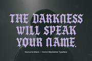 Nocturne Black — Gothic Horror Font, a Blackletter Font by Rillatype (Thumbnail 2 of 9)