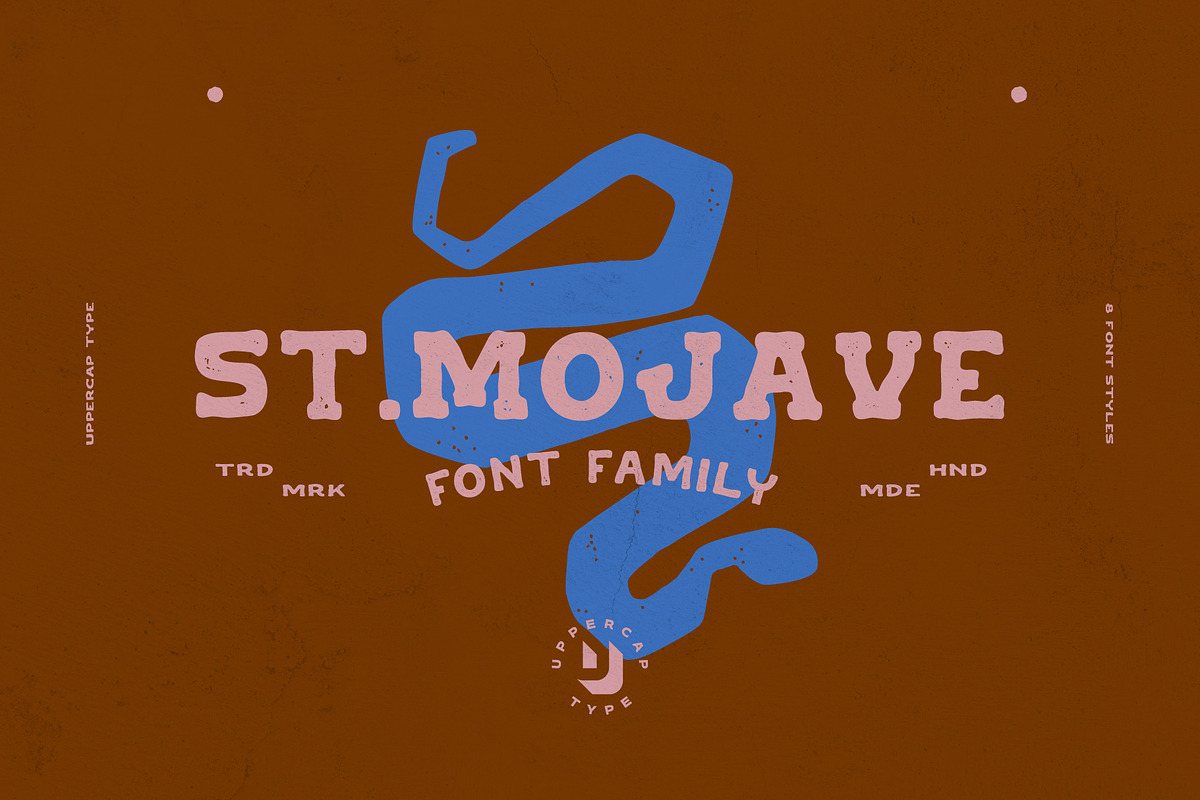 St. Mojave - Hand Drawn Font, a Handwritten Font by UppercapType (Photo 1 of 12)