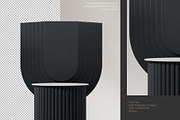 5 Podium with Transparent Background, a Background Graphic by faustudio (Thumbnail 4 of 7)