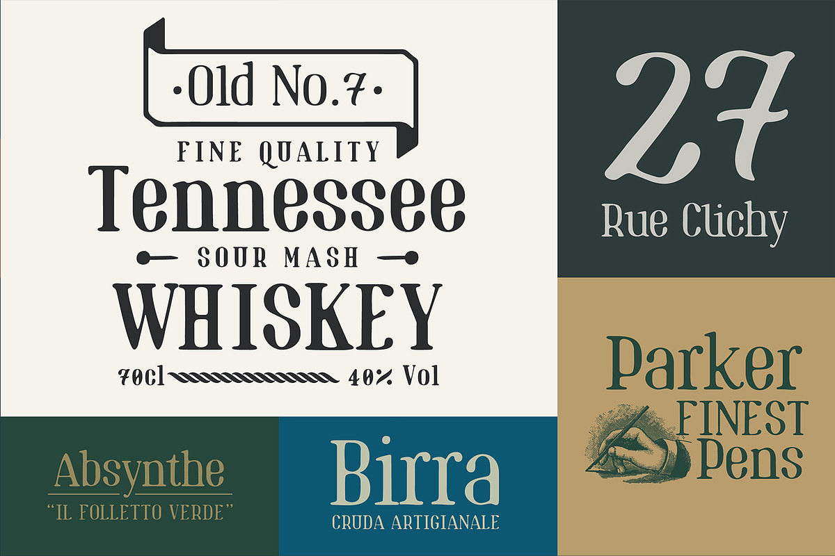 Marinaio Family + Ornaments, a Serif Font by Hederae Type Foundry (Photo 10 of 11)
