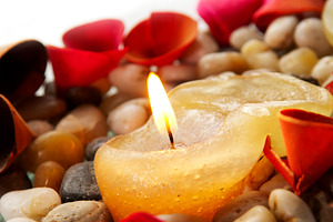 Candle and Petals, a Beauty & Fashion Photo by THP Creative