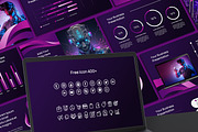 Futuristic Purple Powerpoint Templat, a Presentation Template by SKY CREATION (Thumbnail 6 of 6)