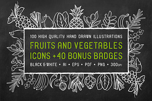 Fruits & Vegetables + Badges