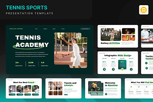 Tennis Sports Google Slides, a Presentation Template by Annora Studio