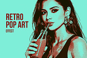 Comic Retro Pop Art Photo Effect, a Layer Style Add-On by studiogstock (Thumbnail 1 of 2)