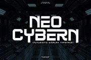 Neo Cybern Futuristic Display Font, a Sans Serif Font by Storytype Studio (Thumbnail 1 of 13)
