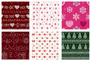 Christmas Knitted Digital Paper, a Texture Illustration by Dream Creation (Thumbnail 3 of 4)