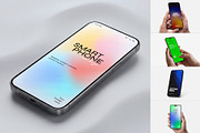 Smartphone Screen Mockup Bundle, an Android Mockup by graphypix (Thumbnail 2 of 14)