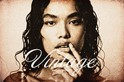 Vintage Sepia Template Effect, a Layer Style Add-On by Design Squad (Thumbnail 1 of 5)