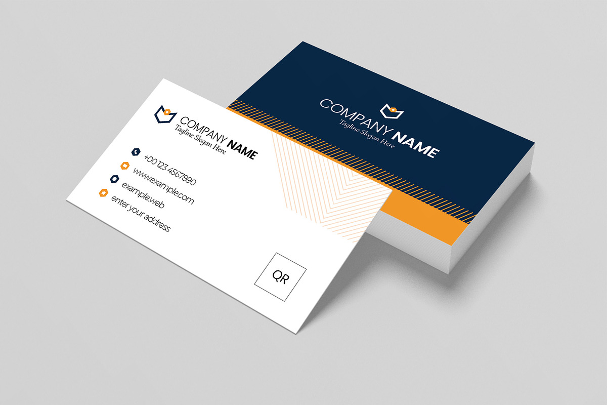 Company Business Card Template, a Business Card Template by MightyDesign (Photo 2 of 6)