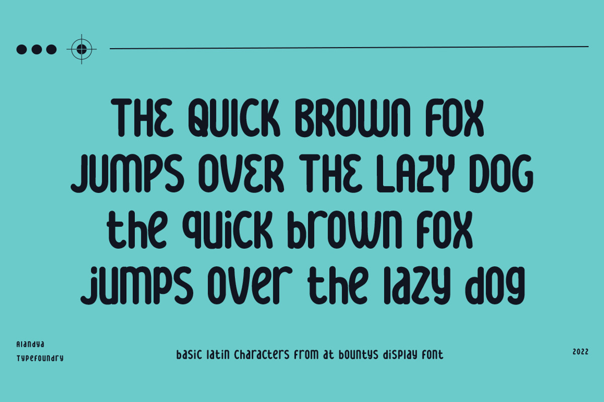 AT Bountys Rounded, a Sans Serif Font by Alandya TypeFoundry (Photo 6 of 17)